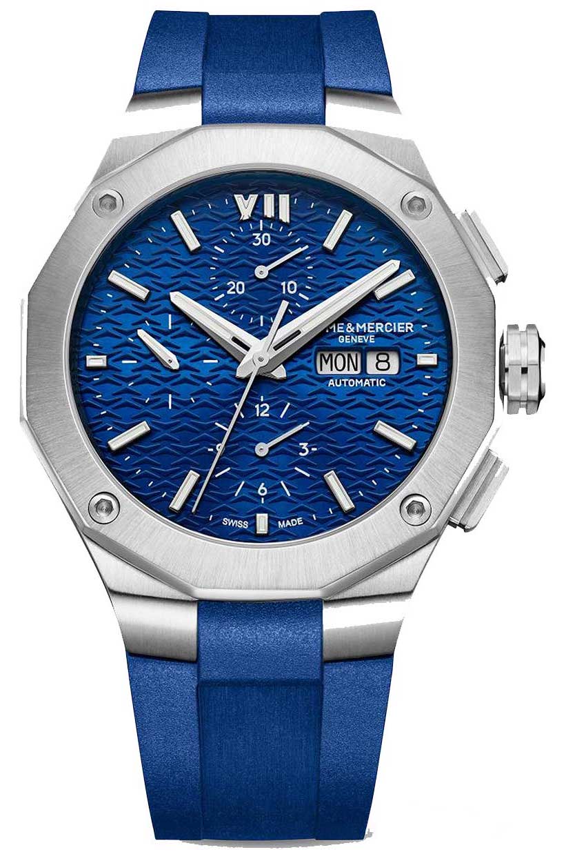 Baume et Mercier Watch Riviera Mens - Blue