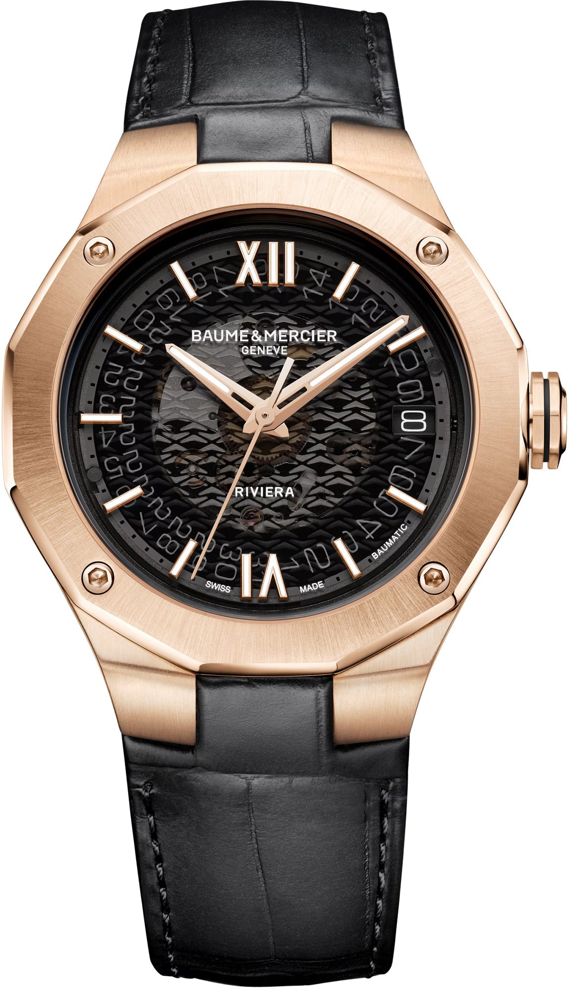 Baume et Mercier Watch Riviera Automatic Rose Gold