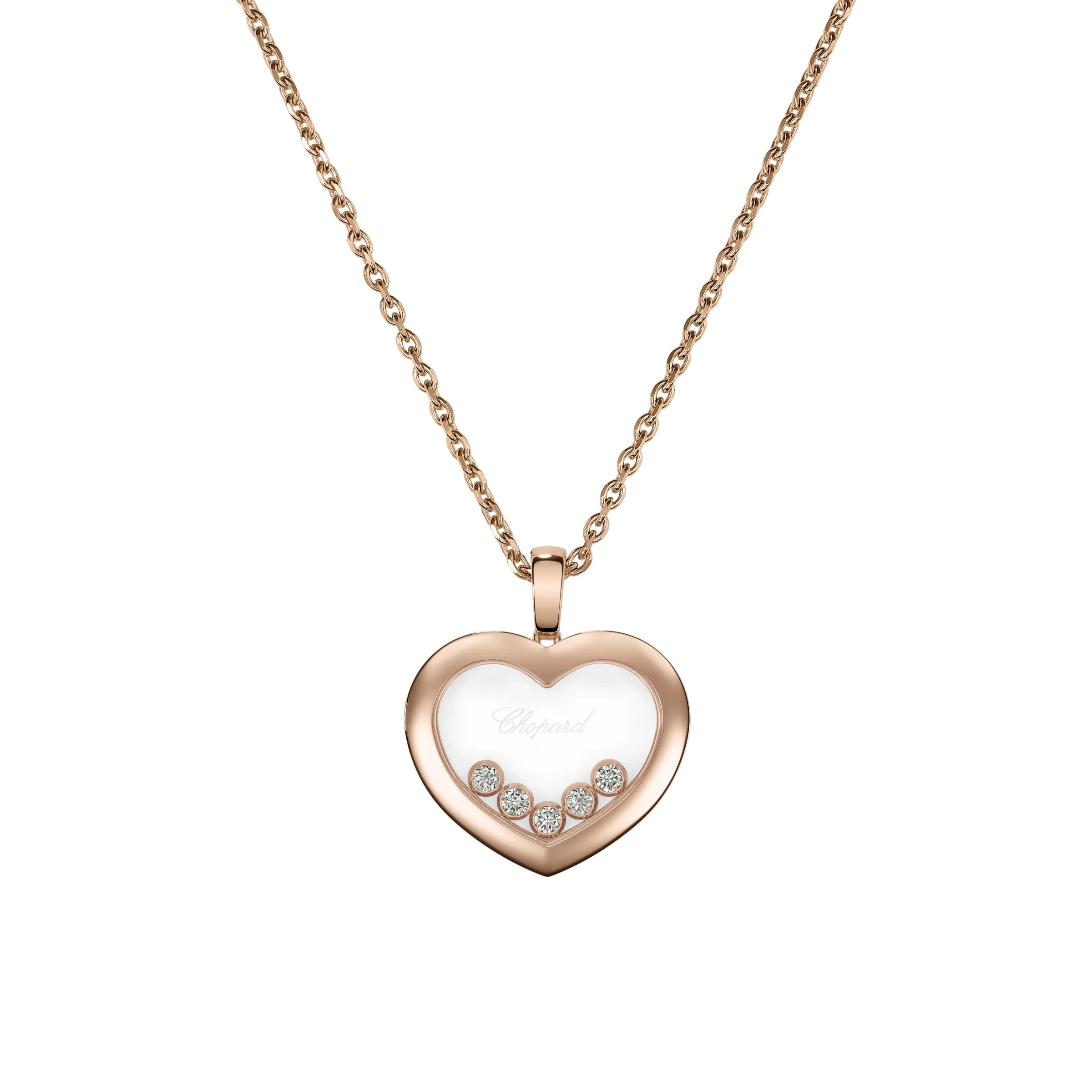 Chopard Happy Diamonds Icons 18ct Rose Gold 0.25ct Diamond Pendant
