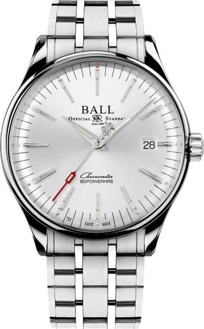 Ball Watch Company Trainmaster Manufacture 80 Hours - Silver