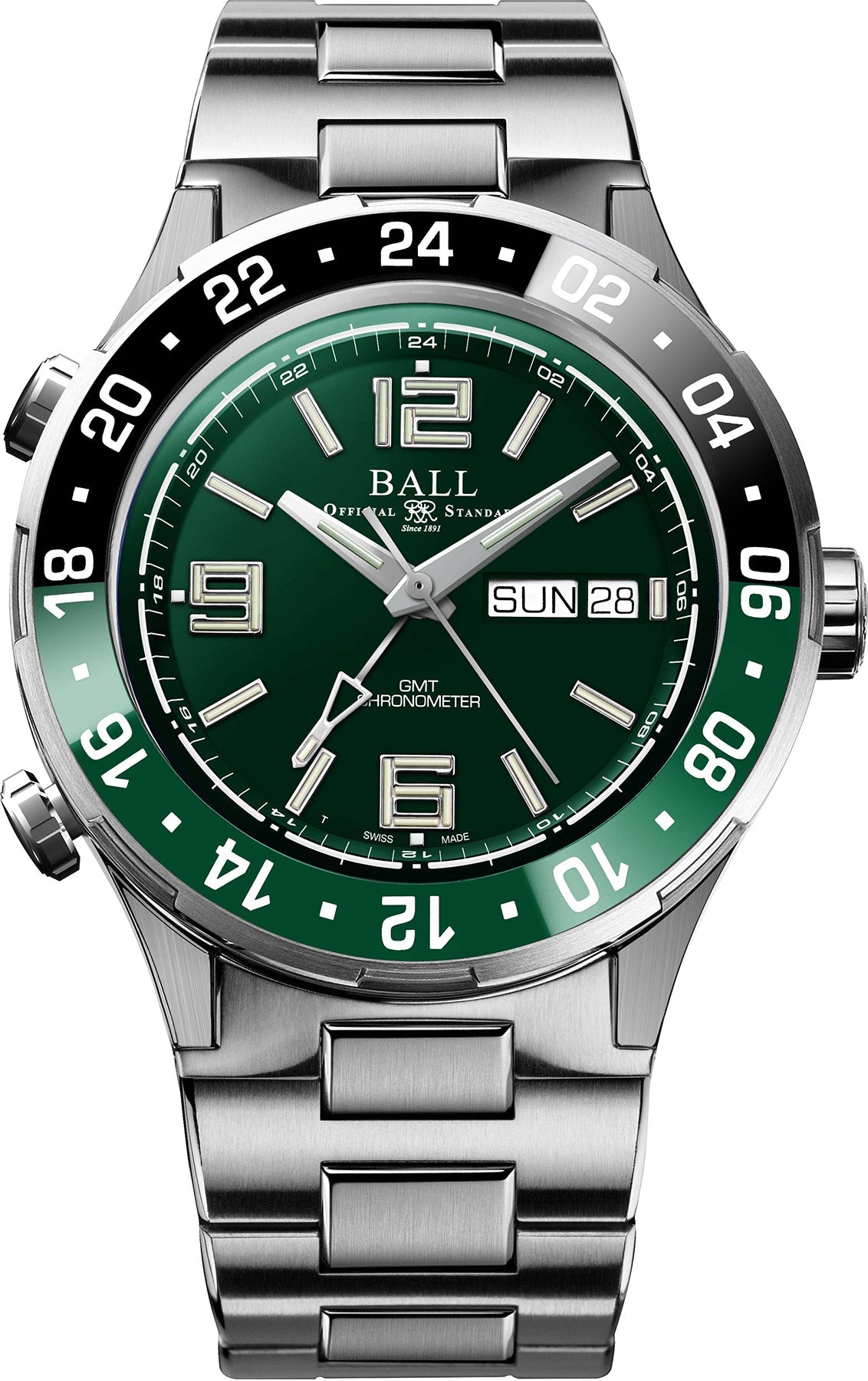 Ball Watch Company Roadmaster Marine GMT Limited Edition - Green