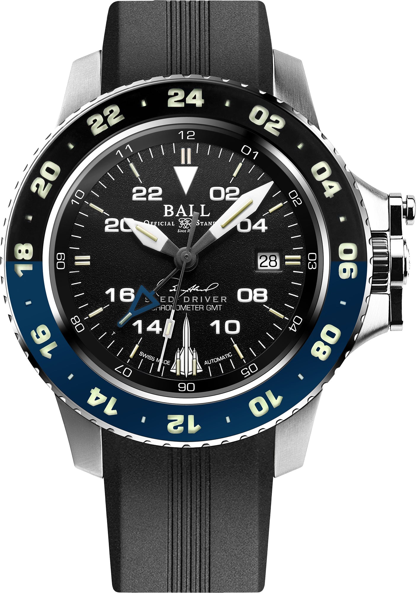 Ball Watch Company Engineer Hydrocarbon AeroGMT Sled Driver Limited Edition - Black