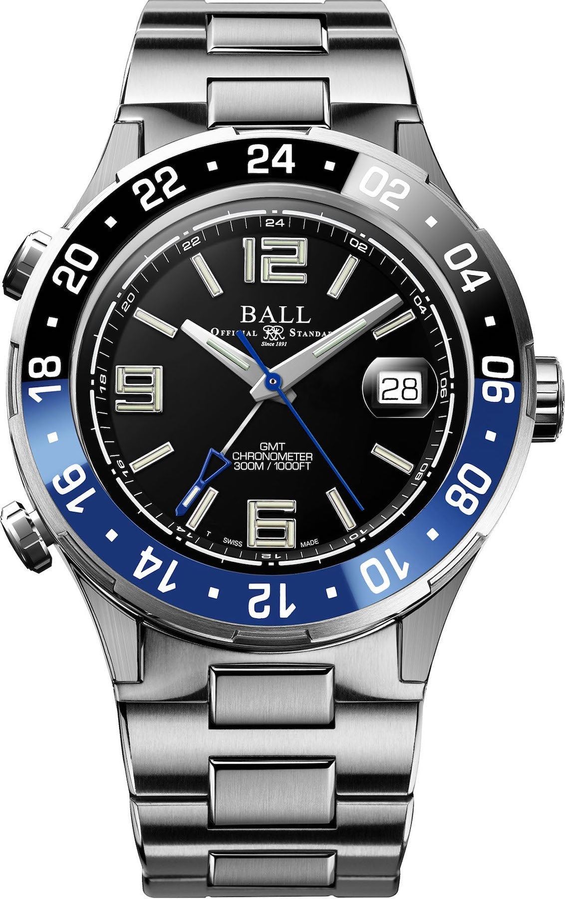 Ball Watch Company Roadmaster Pilot GMT Limited Edition - Black