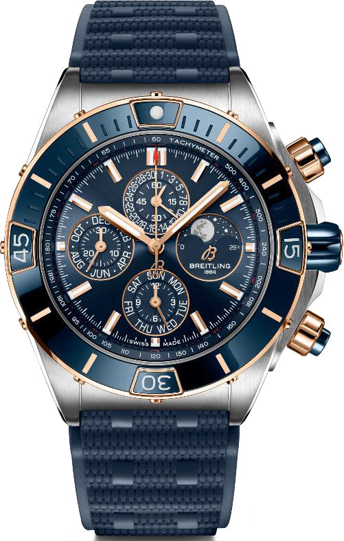 Breitling Watch Super Chronomat Four Year Calendar Steel & Gold