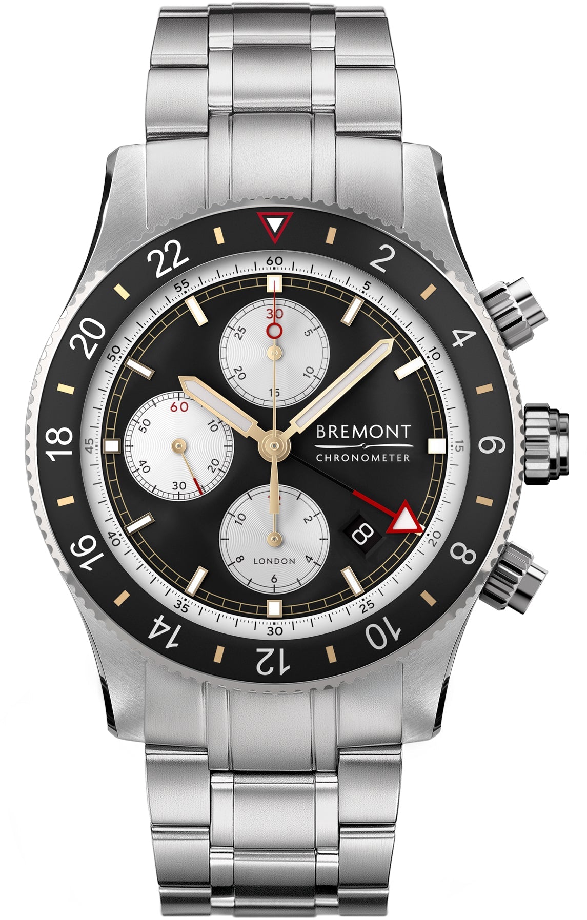 Bremont Watch Supermarine Chrono Bracelet - Black