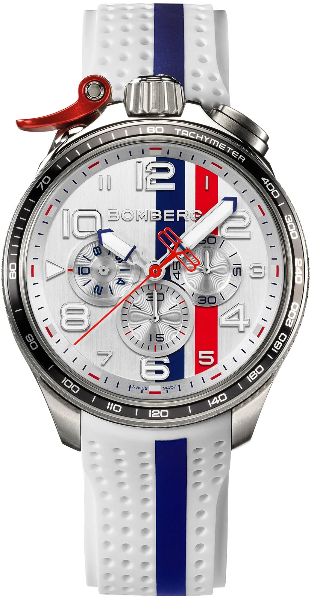 Bomberg Watch Bolt-68 Racing - White