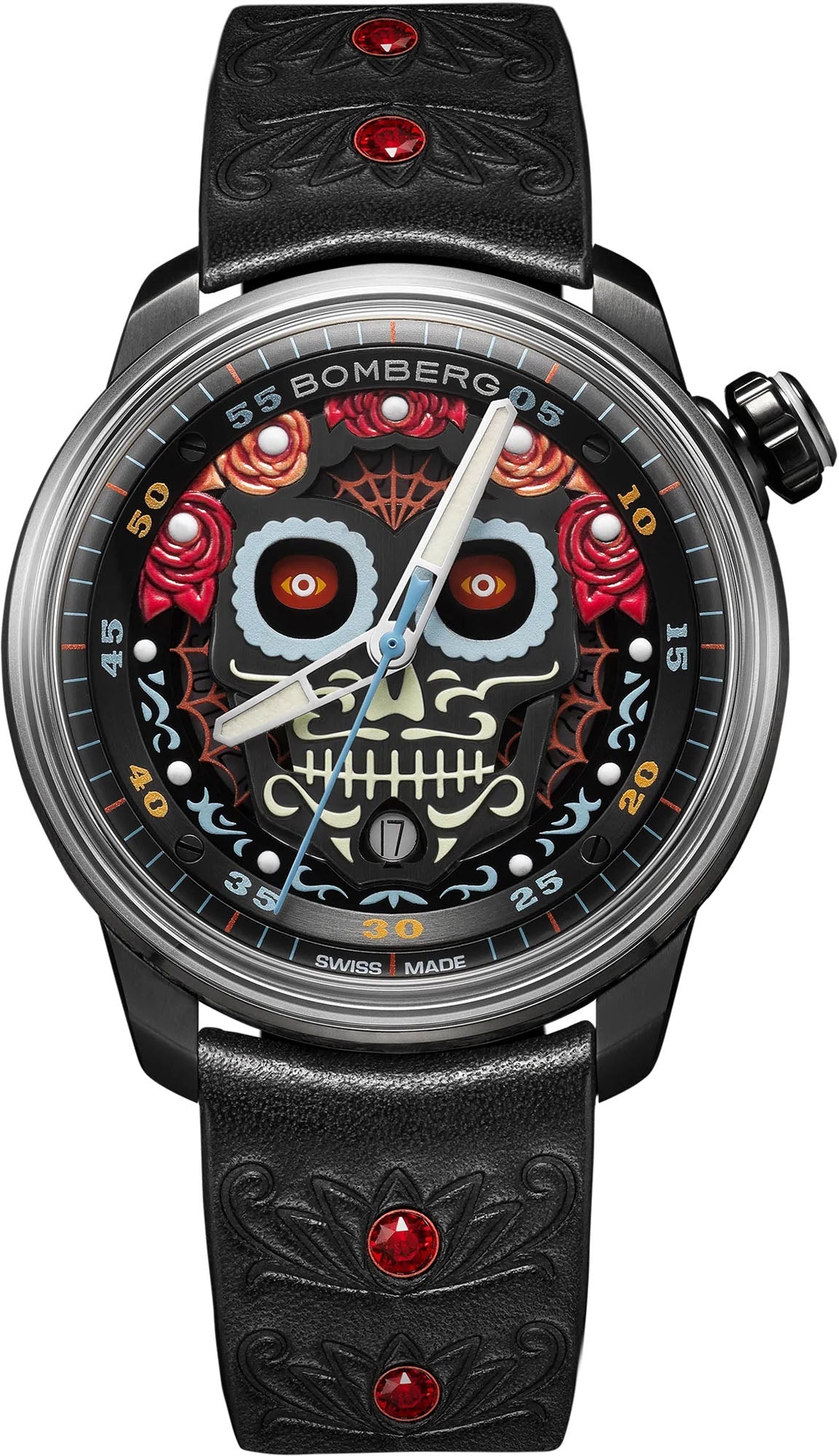 Bomberg Watch BB-01 Auto Mariachi Black Limited Edition - Black