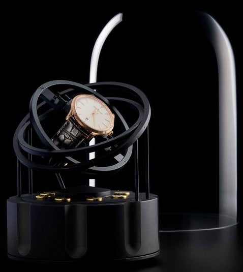 Bernard Favre Watch Winder Planet Double Axis Gun - Black