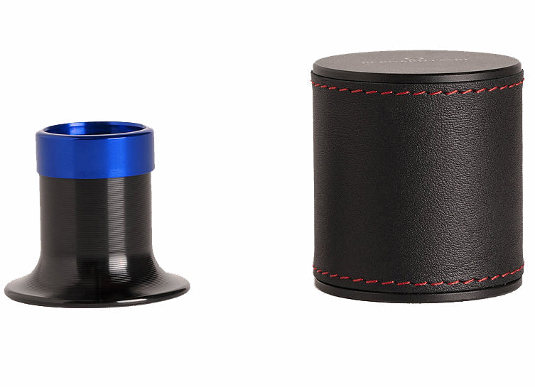 Bernard Favre Watchmakers Eye Loupe Blue Tool Black Aluminium With Black Leather Red Stitching - Blue