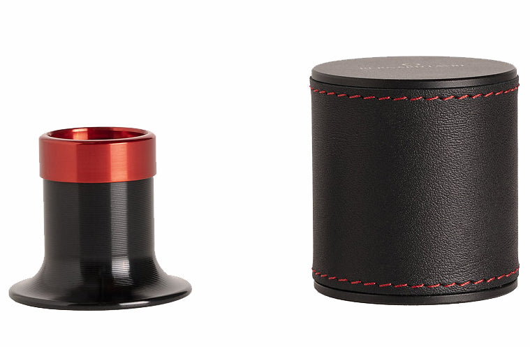 Bernard Favre Watchmakers Eye Loupe Red Tool Black Aluminium With Black Leather Red Stitching - Red