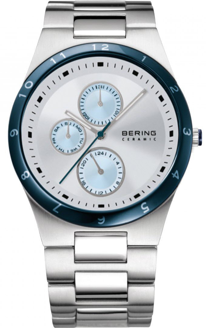 Bering Watch Ceramic Mens - Silver