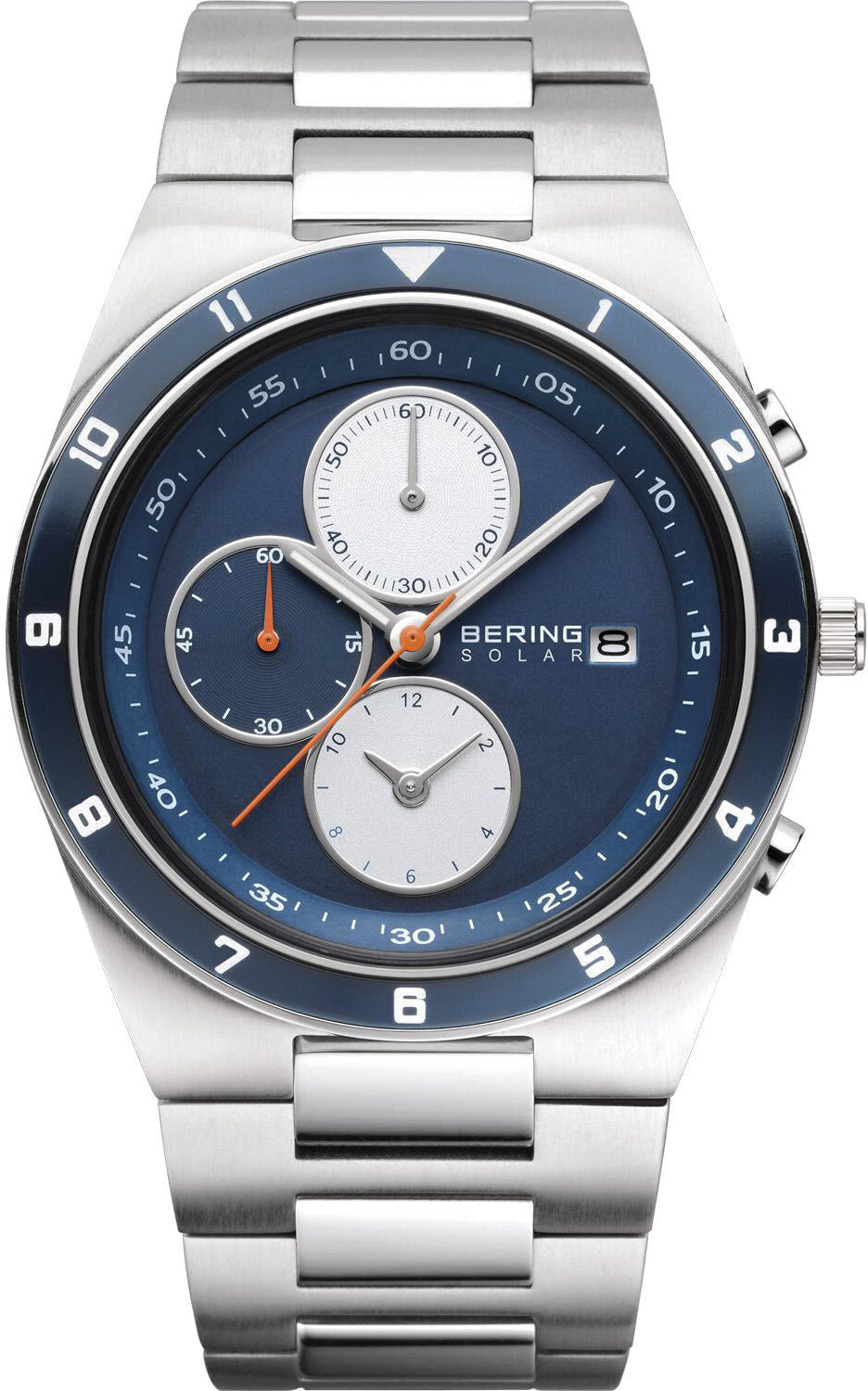 Bering Watch Solar Mens - Blue
