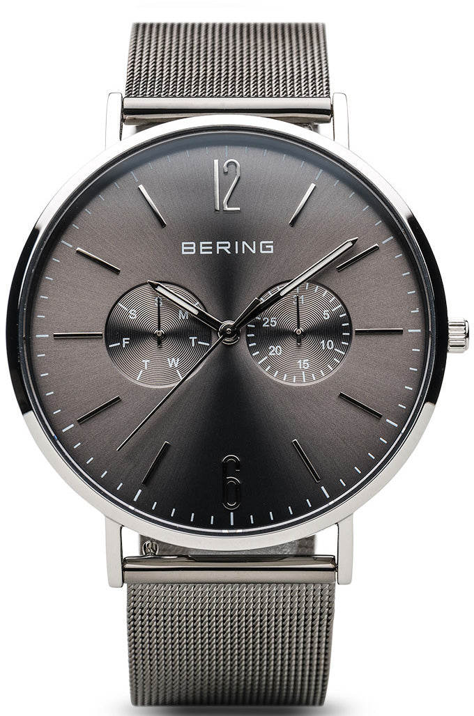Bering Watch Classic Mens - Grey