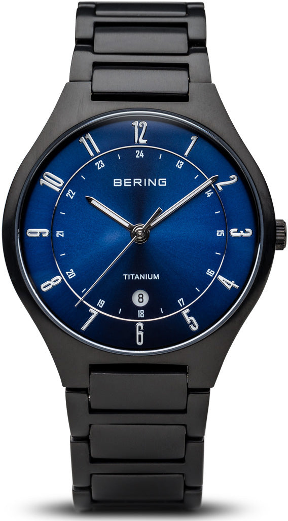 Bering Watch Titanium Mens - Blue