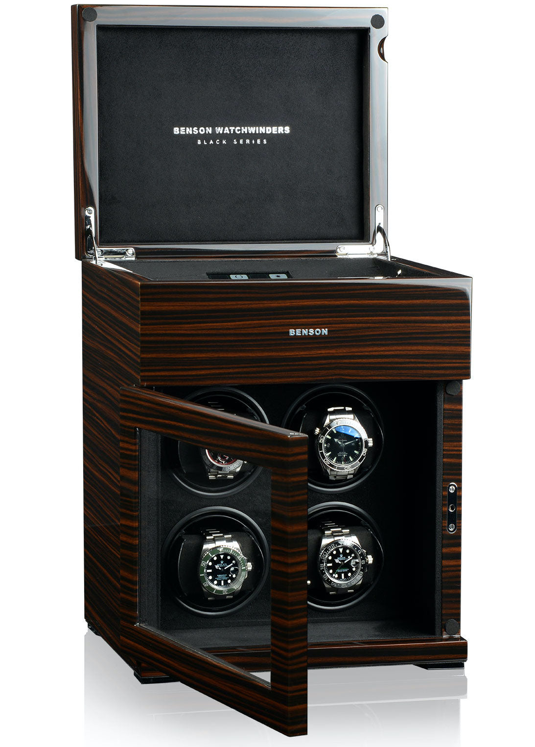 Benson Watch Winder Black Series 4.16 MA Macassar - Brown