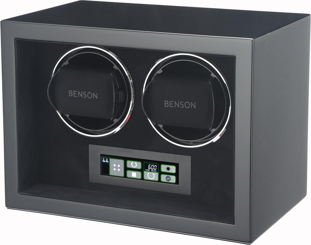 Benson Watch Winder Compact Double 2.BS Black - Black