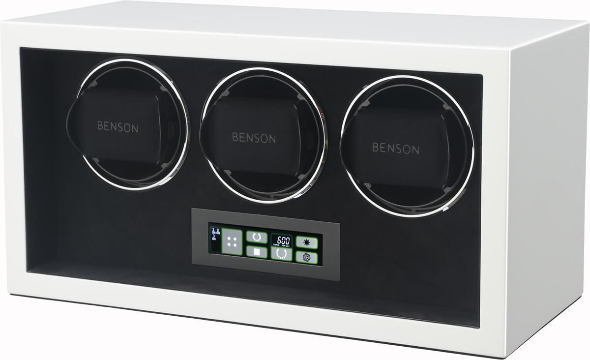 Benson Watch Winder Compact Triple 3.WS White - Black