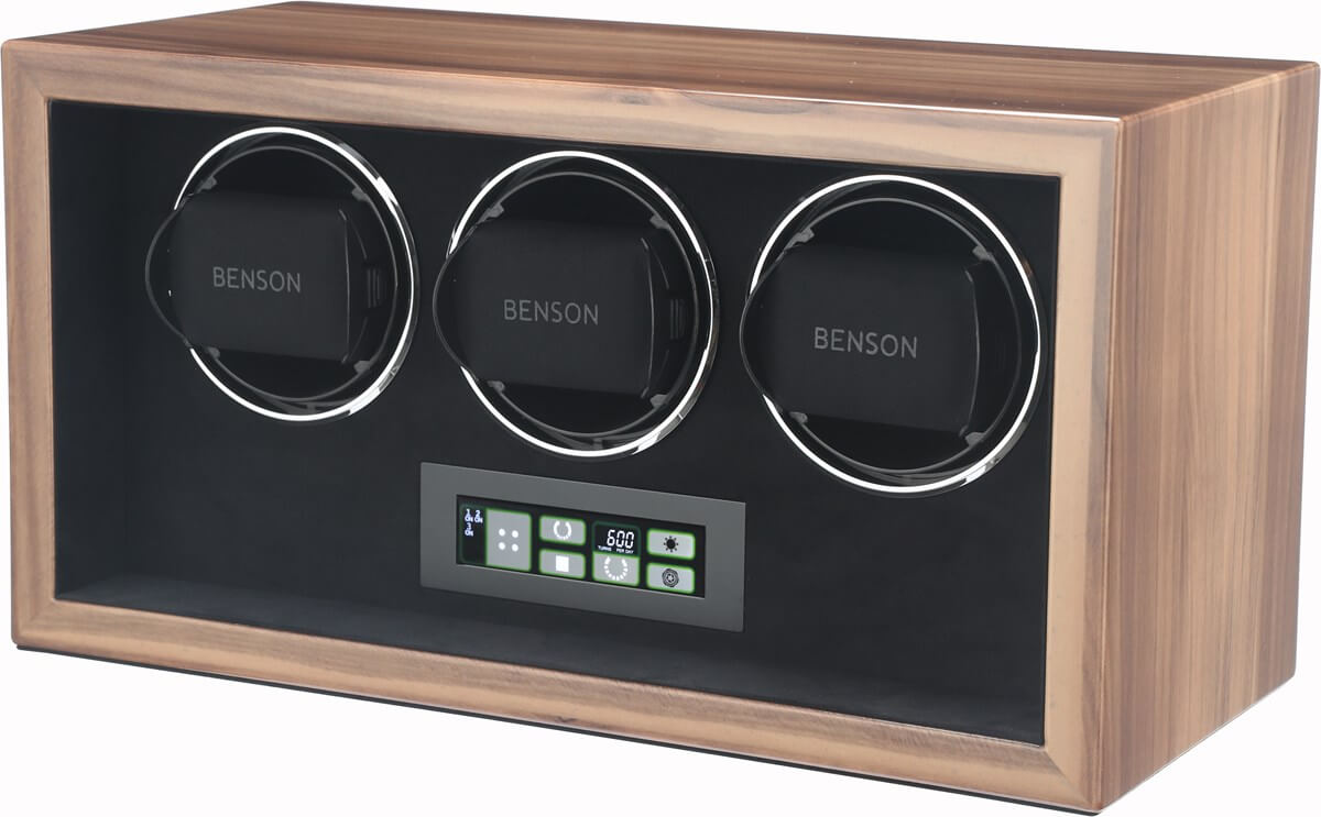 Benson Watch Winder Compact Triple 3.WAS Brown - Black