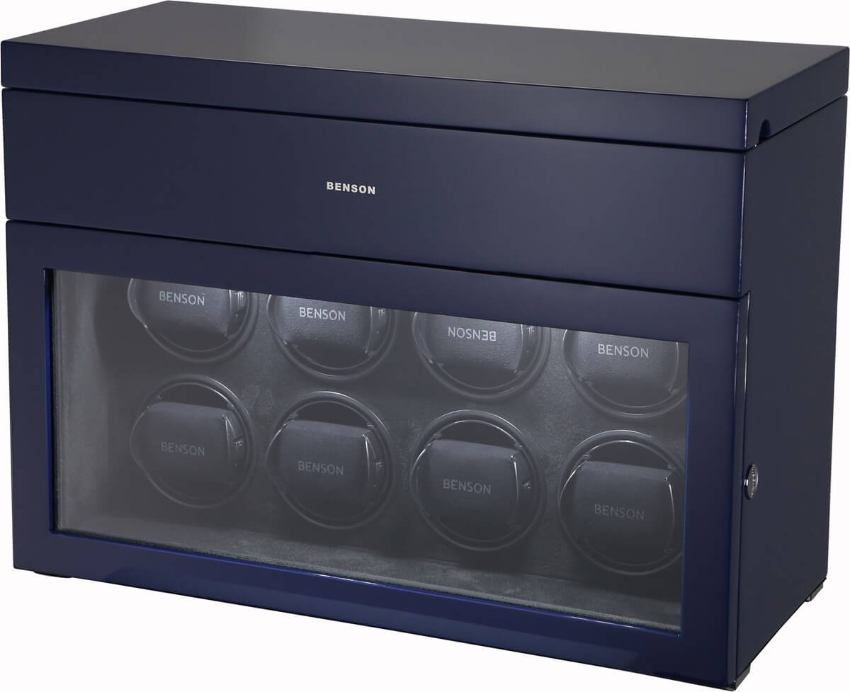 Benson Watch Winder Black Series 8.16.BL Blue Limited Edition - Black