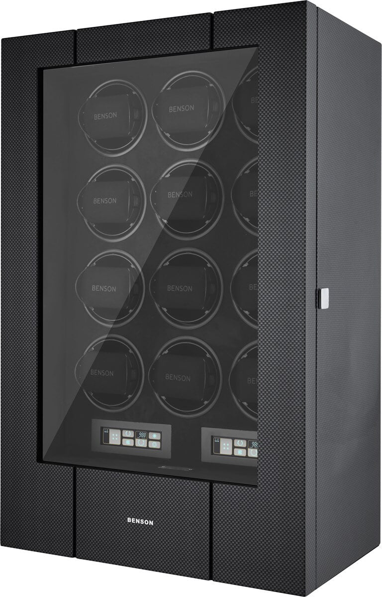 Benson Watch Winder Black Series Pro 12.19.CF Carbon Fiber - Black