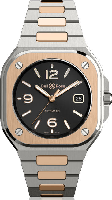 Bell & Ross Watch BR 05 Black Steel & Gold