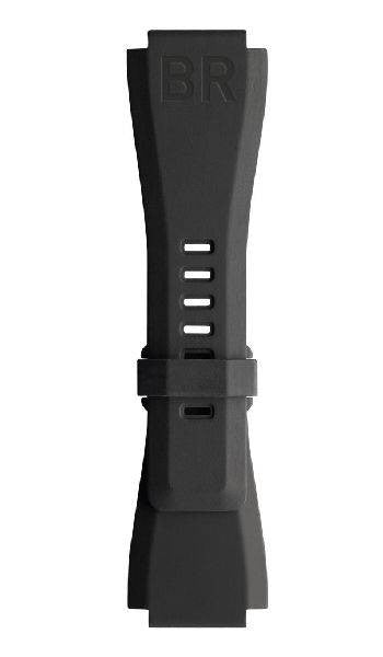 Bell & Ross Strap BR01/BR03 Rubber Black - Black
