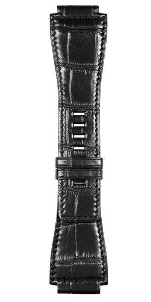 Bell & Ross Strap BR 01/03 BR-X1 Black Alligator Medium - Black