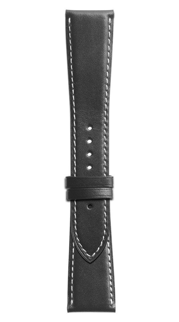 Bell & Ross Strap Vintage BR V2 Black Calfskin Medium - Black