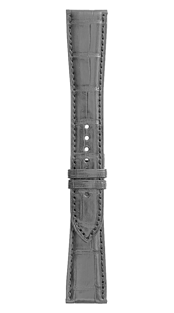 Bell & Ross Strap Vintage BR V2 Grey Alligator Small - Brown