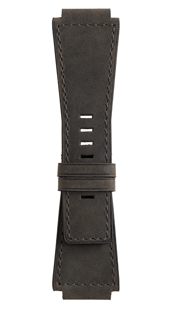 Bell & Ross Strap BR01/BR03 Calfskin Grey XS - Grey