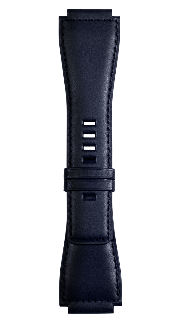 Bell & Ross Strap BR 01/03 BR-X1 Navy Blue Calfskin Small - Blue