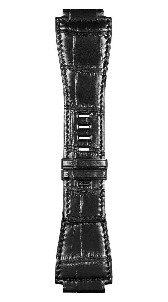 Bell & Ross Strap BR 01/03 BR-X1 Black Alligator Small - Black