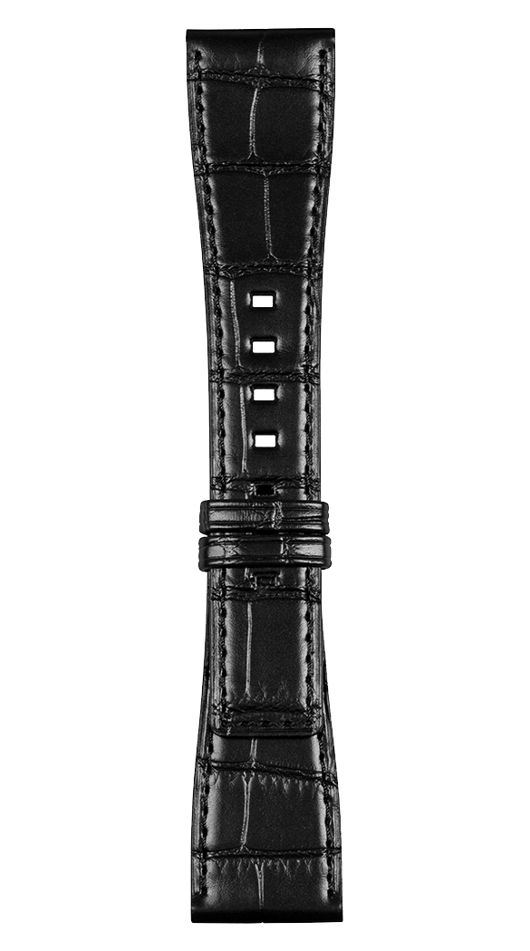 Bell & Ross Strap BR S Black Alligator Large - Black
