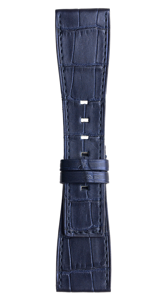 Bell & Ross Strap BR S Blue Alligator Small - Blue
