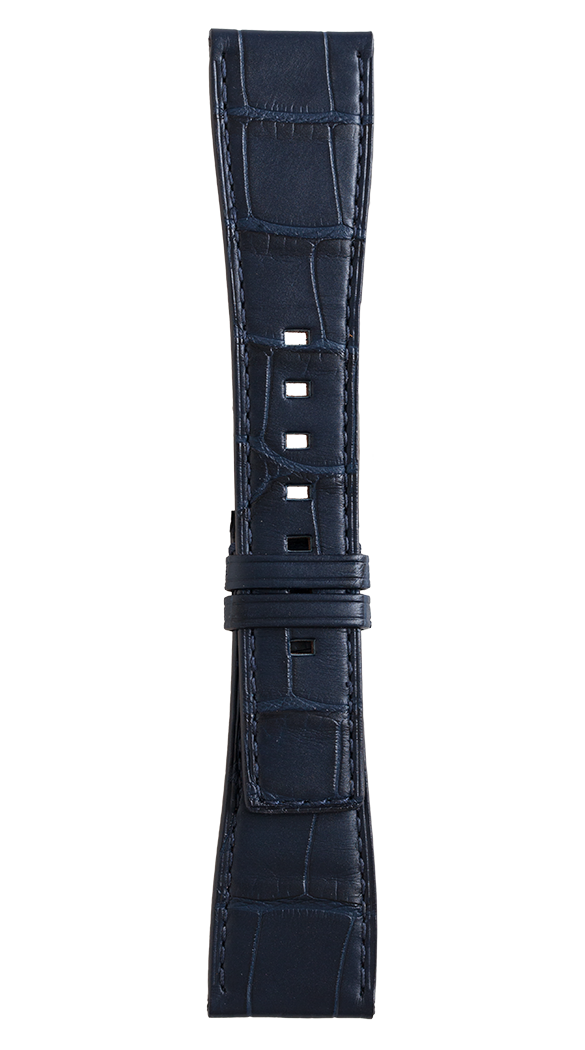 Bell & Ross Strap BR S Blue Alligator Medium - Blue