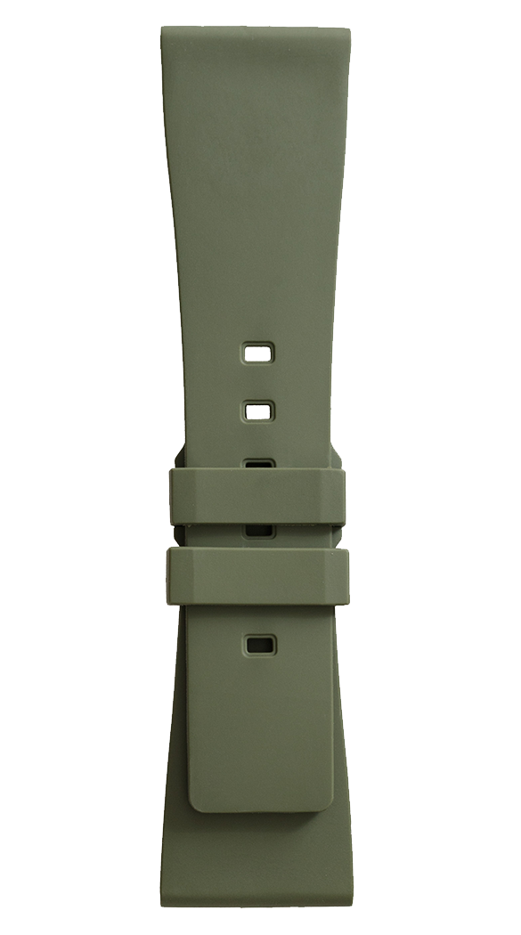Bell & Ross Strap BRS Rubber Khaki XS - Khaki