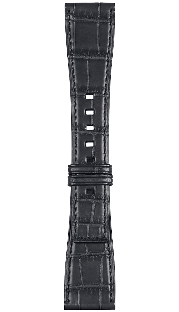 Bell & Ross Strap BR S Heritage Grey Alligator Large - Grey