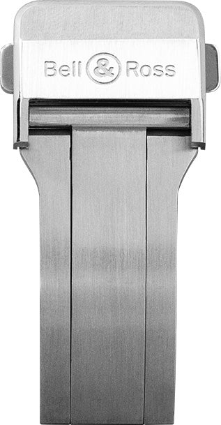 Bell & Ross Folding Buckle Push Piece BR 05 / BR X5 Steel - Silver