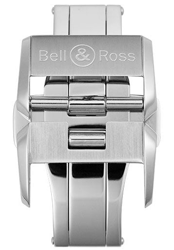 Bell & Ross BR V2 Butterfly Clasp Satinated Steel - Silver