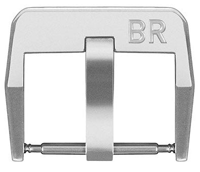 Bell & Ross BR V2 Ardillon Buckle Steel Polished - Silver