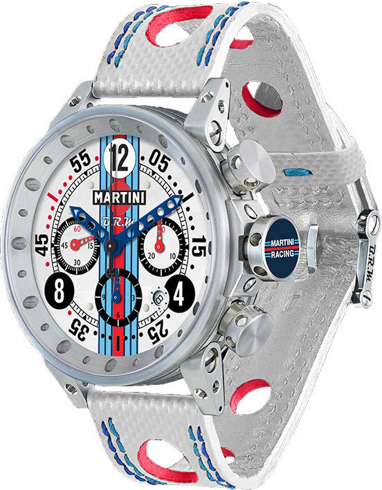 B.R.M. Watch V12-44 Martini Racing White - White
