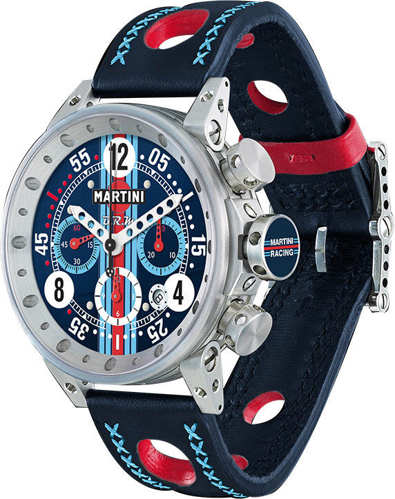 B.R.M. Watch V12-44 Martini Racing Blue - Blue