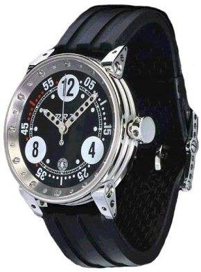 B.R.M. Watch V6-44 Grey Hands - Black