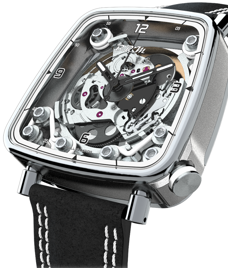 B.R.M. Watch FF39-40 Grey Titanium - Grey