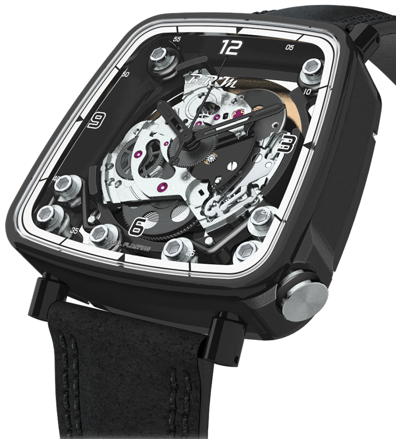 B.R.M. Watch FF39-40 Black Titanium - Black