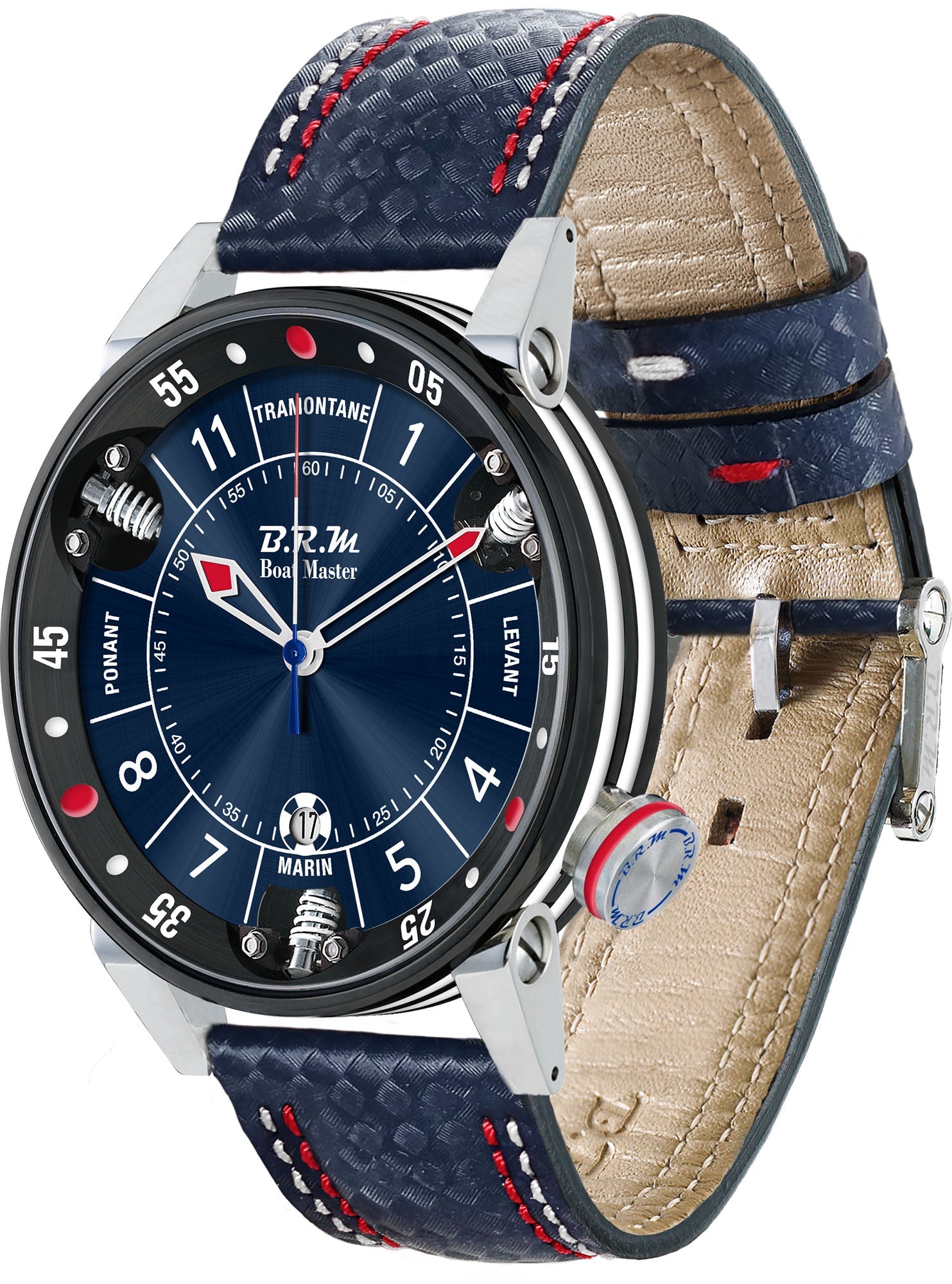 B.R.M. Watch Boat Master Chronograph Blue Sun