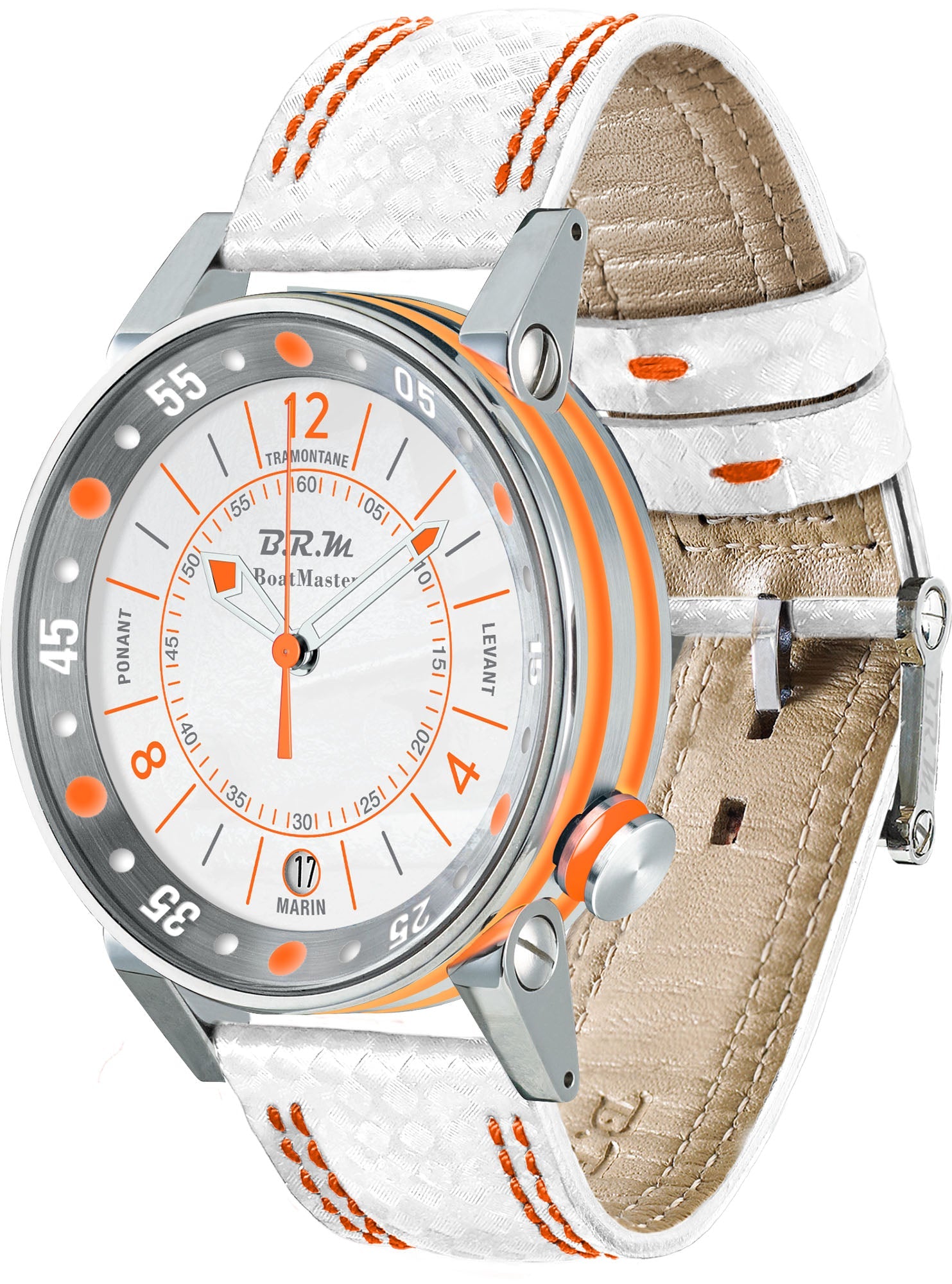 B.R.M. Watch Boat Master BM2 34mm White