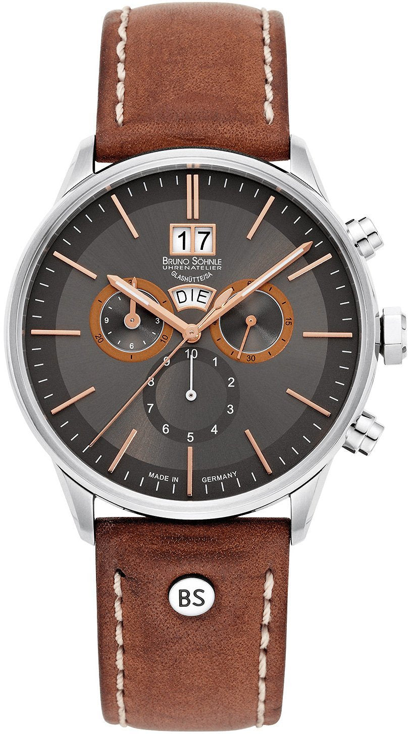 Bruno Sohnle Watch Triest Chronograph - Grey