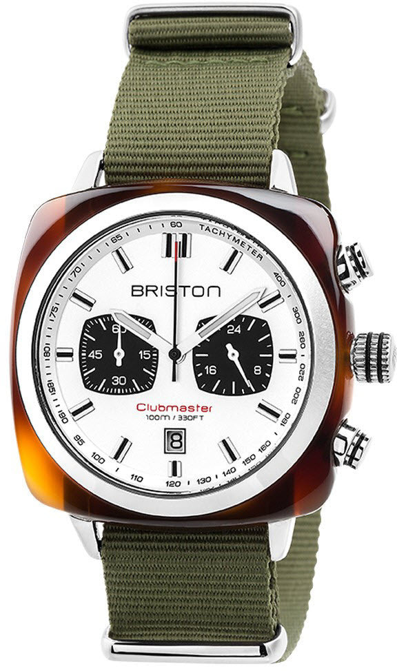 Briston Watch Clubmaster Sport Icons - White