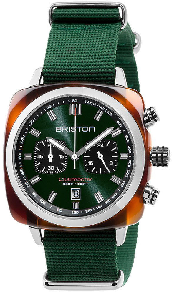 Briston Watch Clubmaster Sport Icons - Green